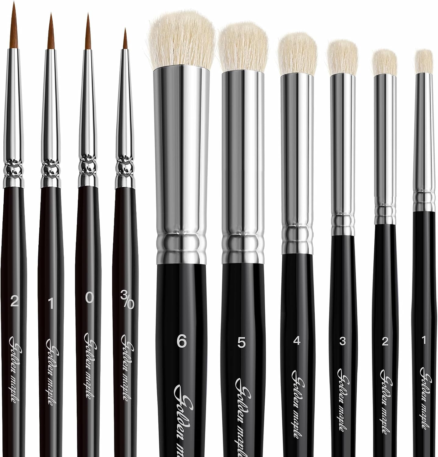 10 Piece Detail Paint Brush Set