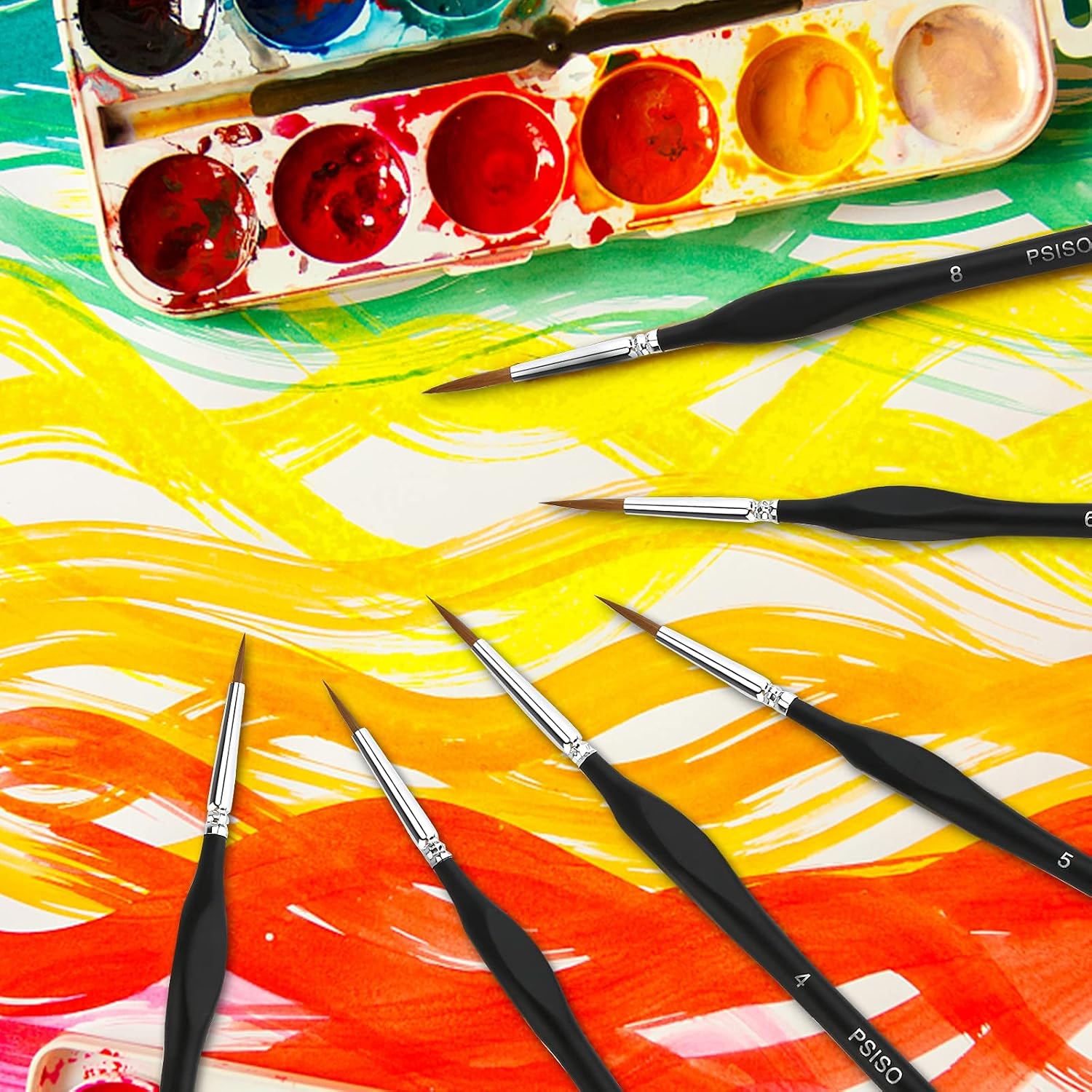 10-Piece Fine Detail Paint Brush