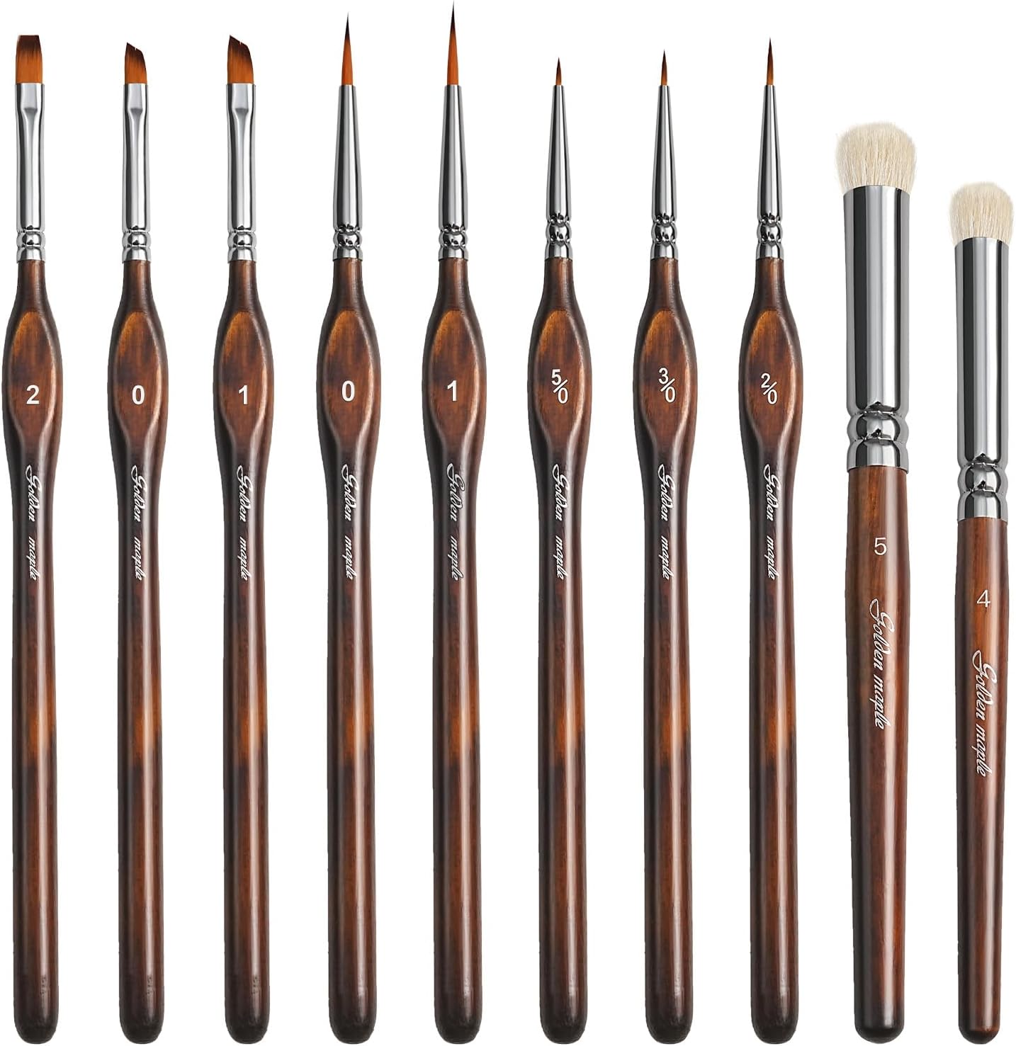 10 Piece Miniature Drybrush Set