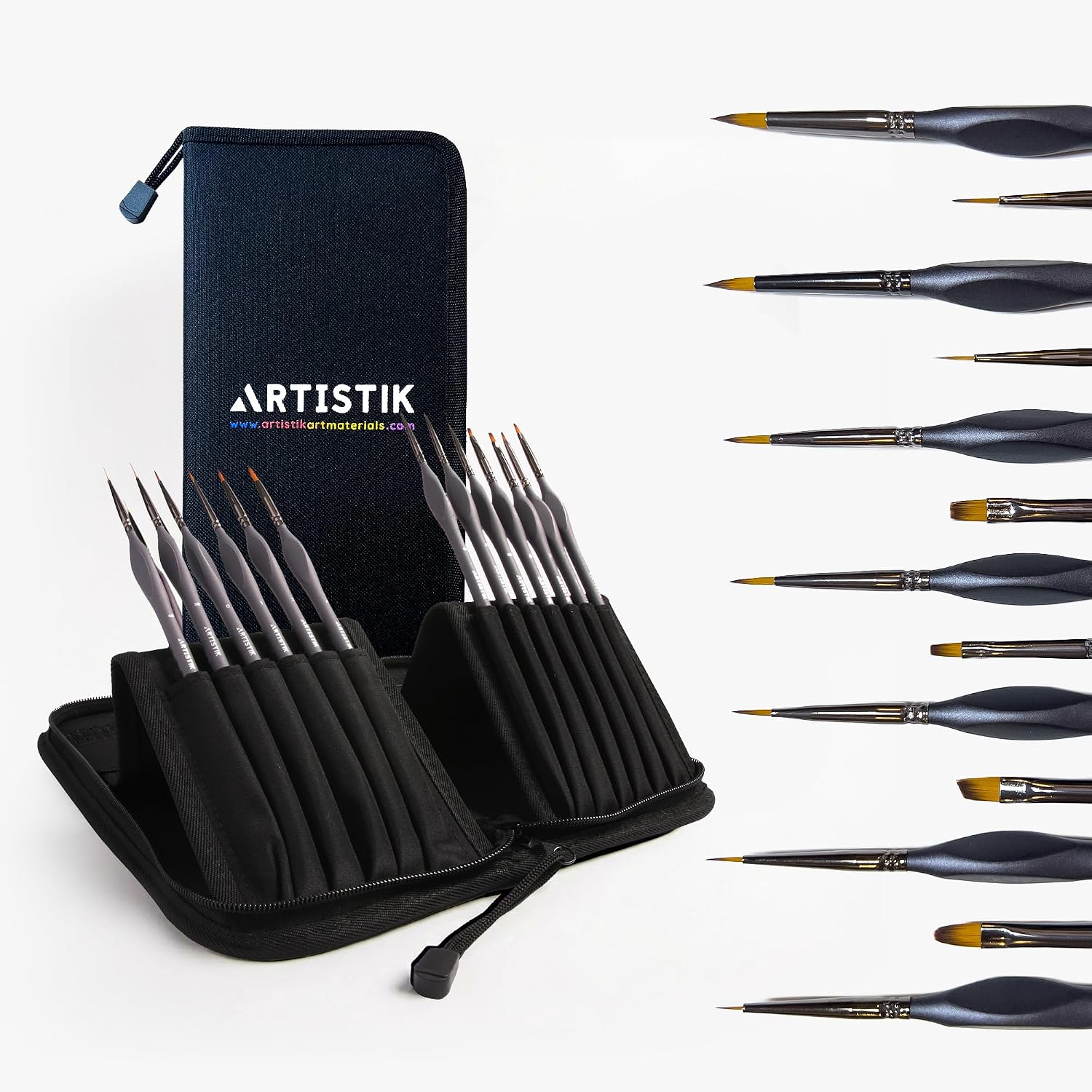 13 Piece Detail Brushes - 13-Piece Detail Paint Brush Set
