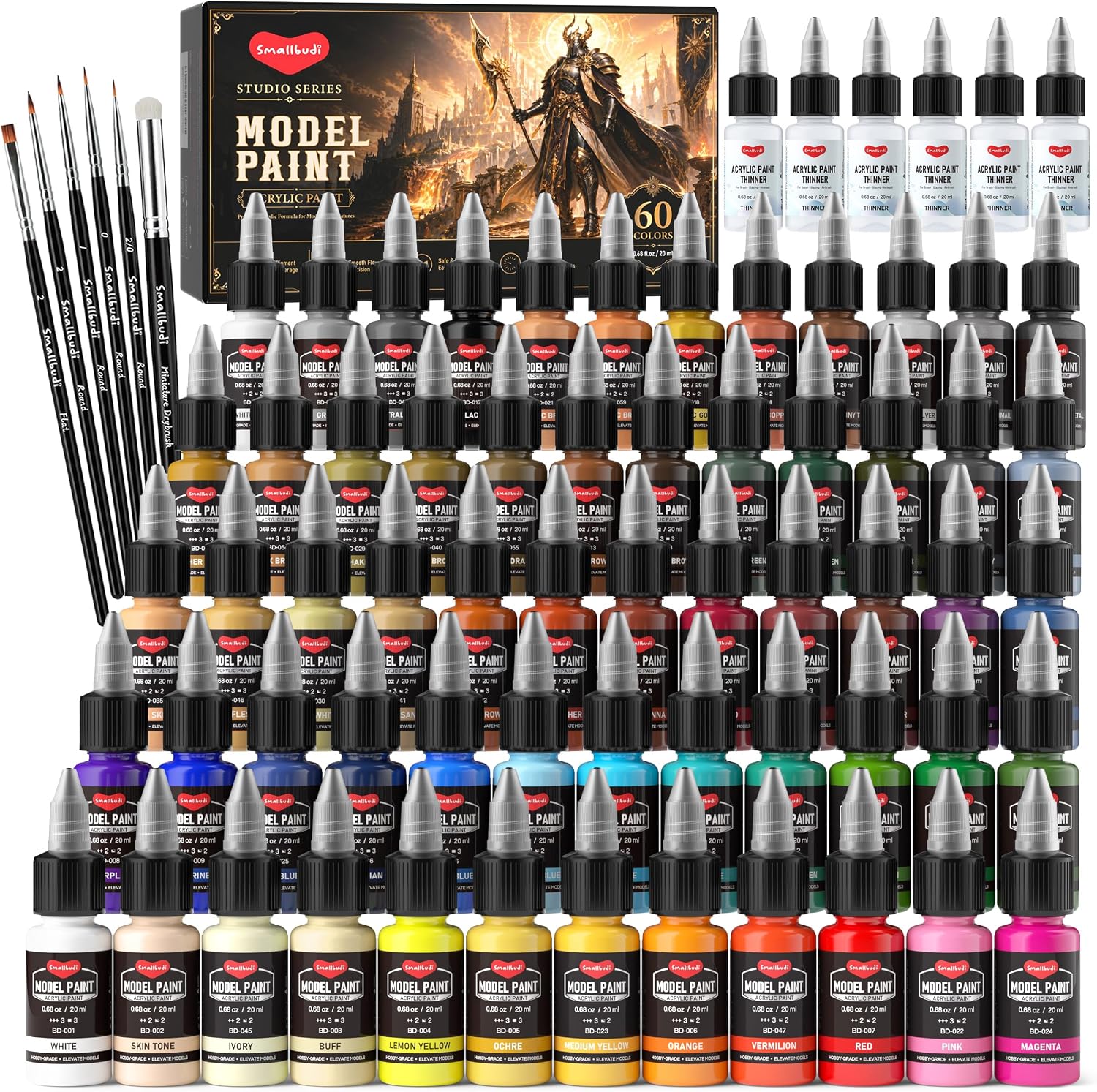 20 Color Model Paint Set