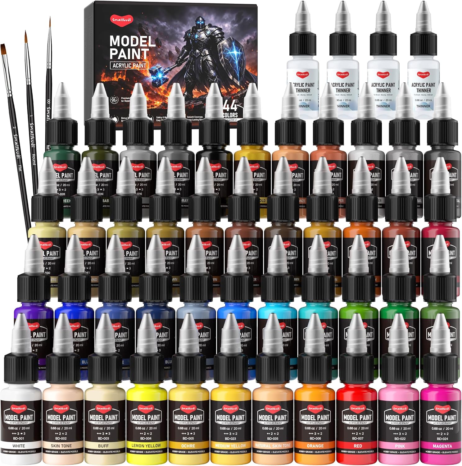 20 Color Model Paint Set