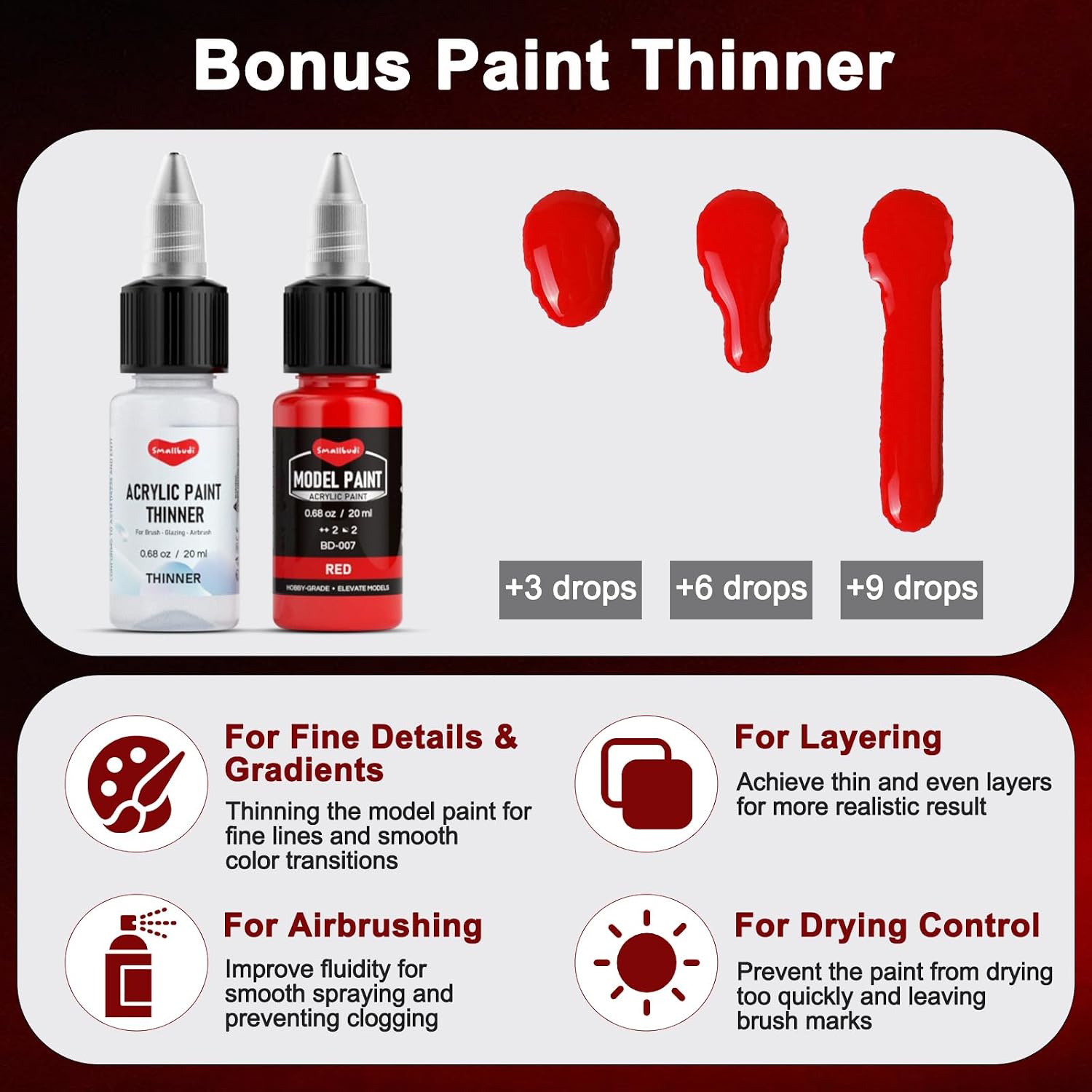 20 Color Model Paint Set