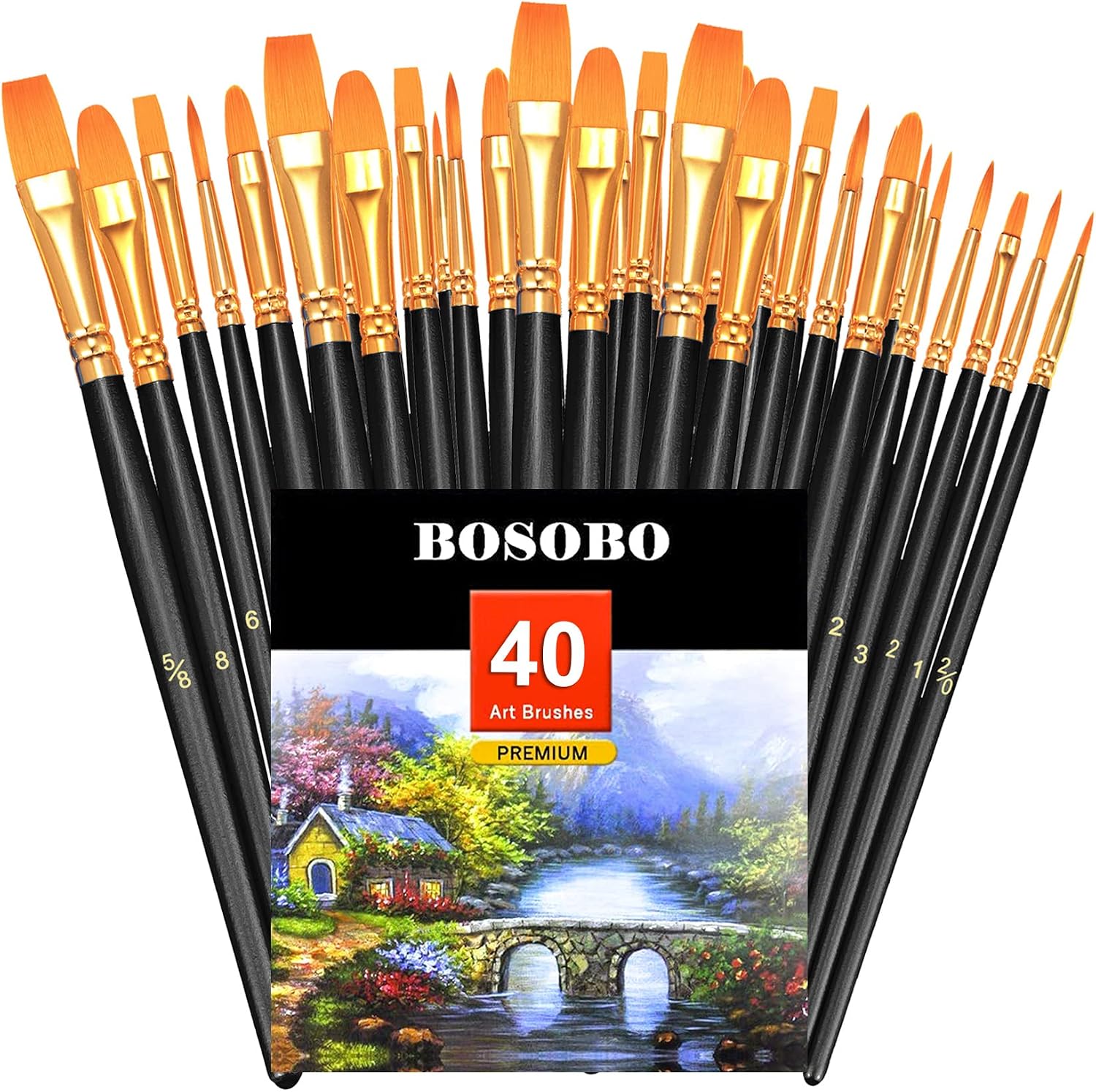20 Piece Paint Brush Set