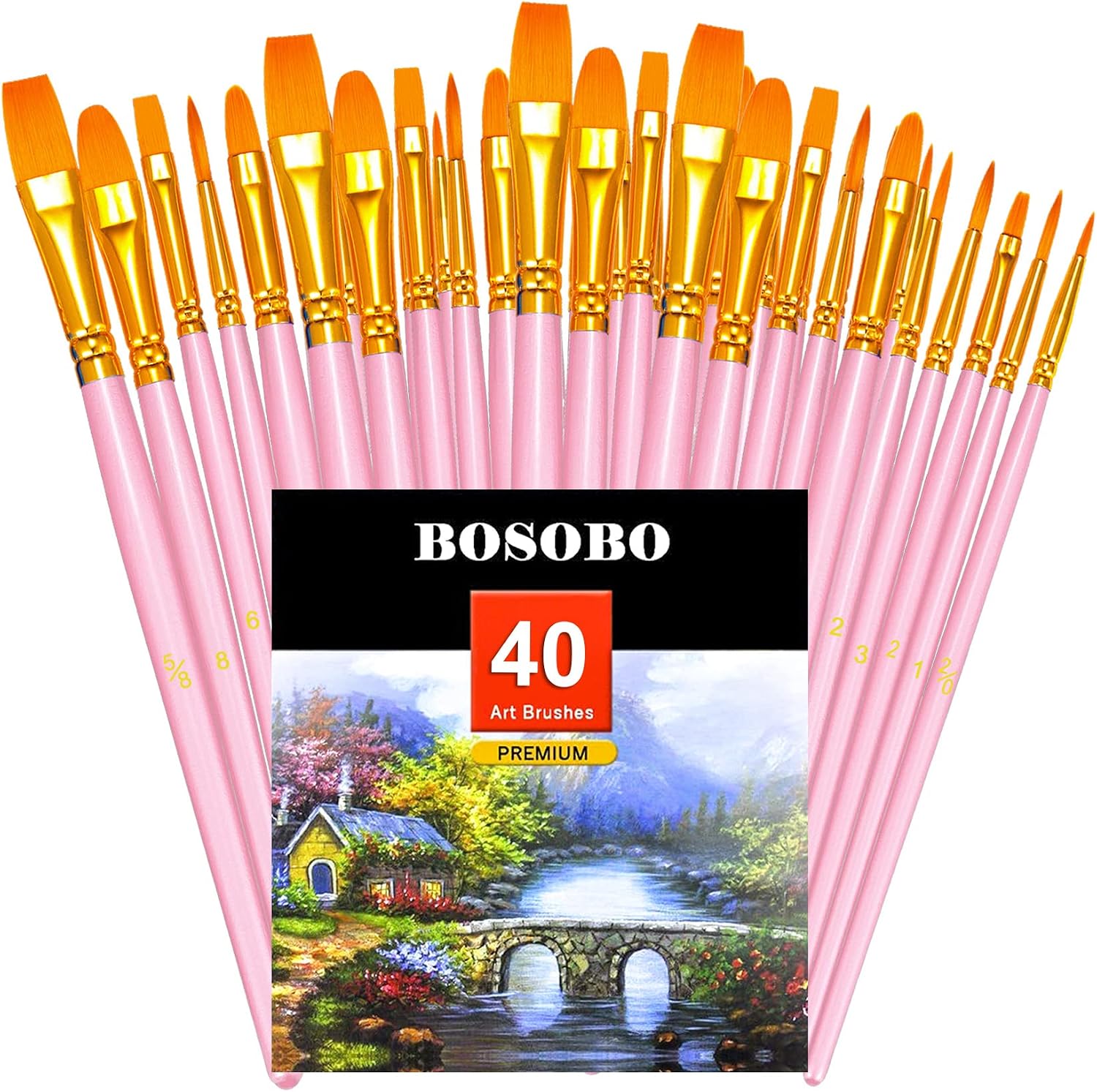 20 Piece Paint Brush Set