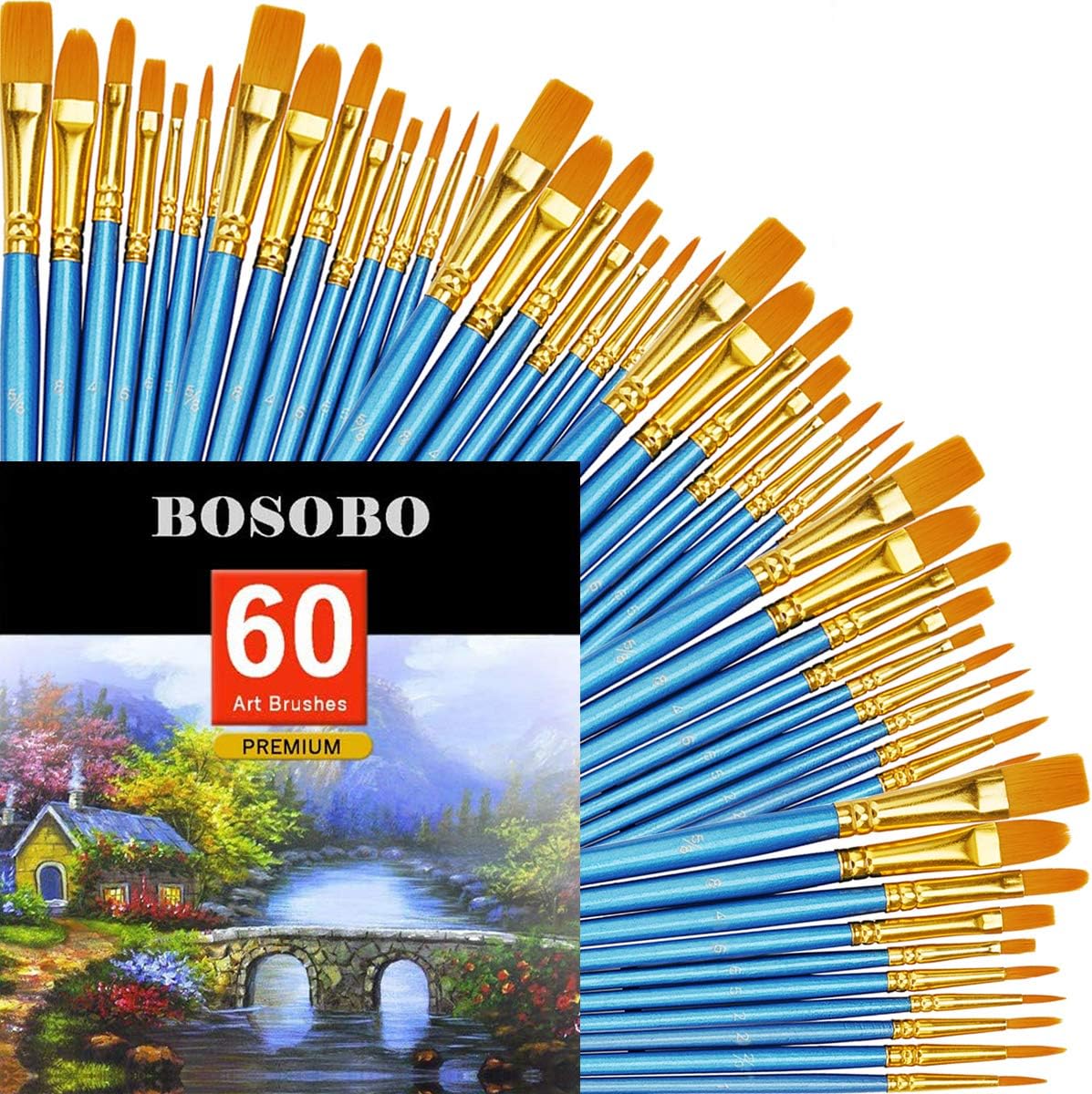 20 Piece Paint Brush Set