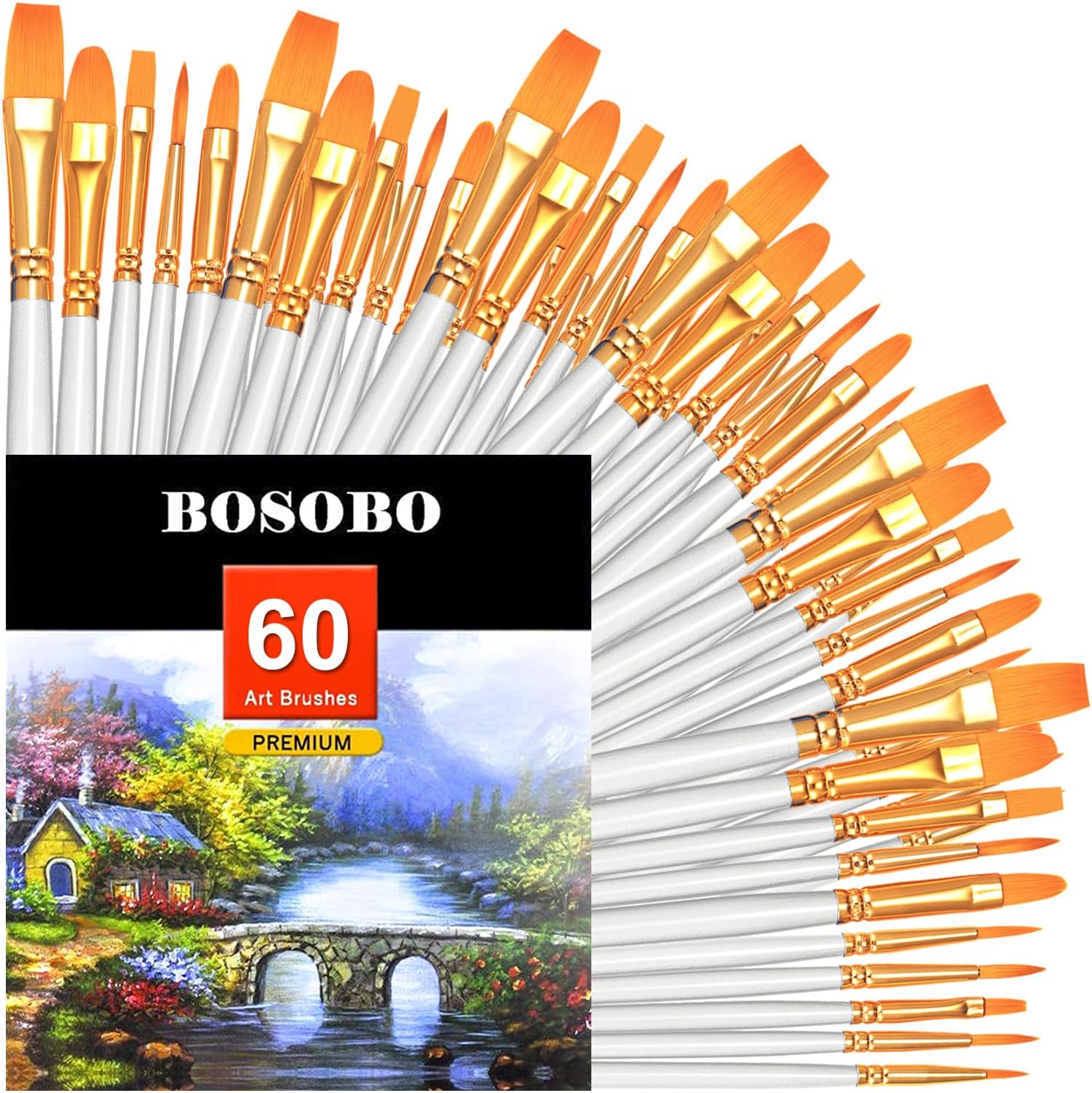 20 Piece Paint Brush Set