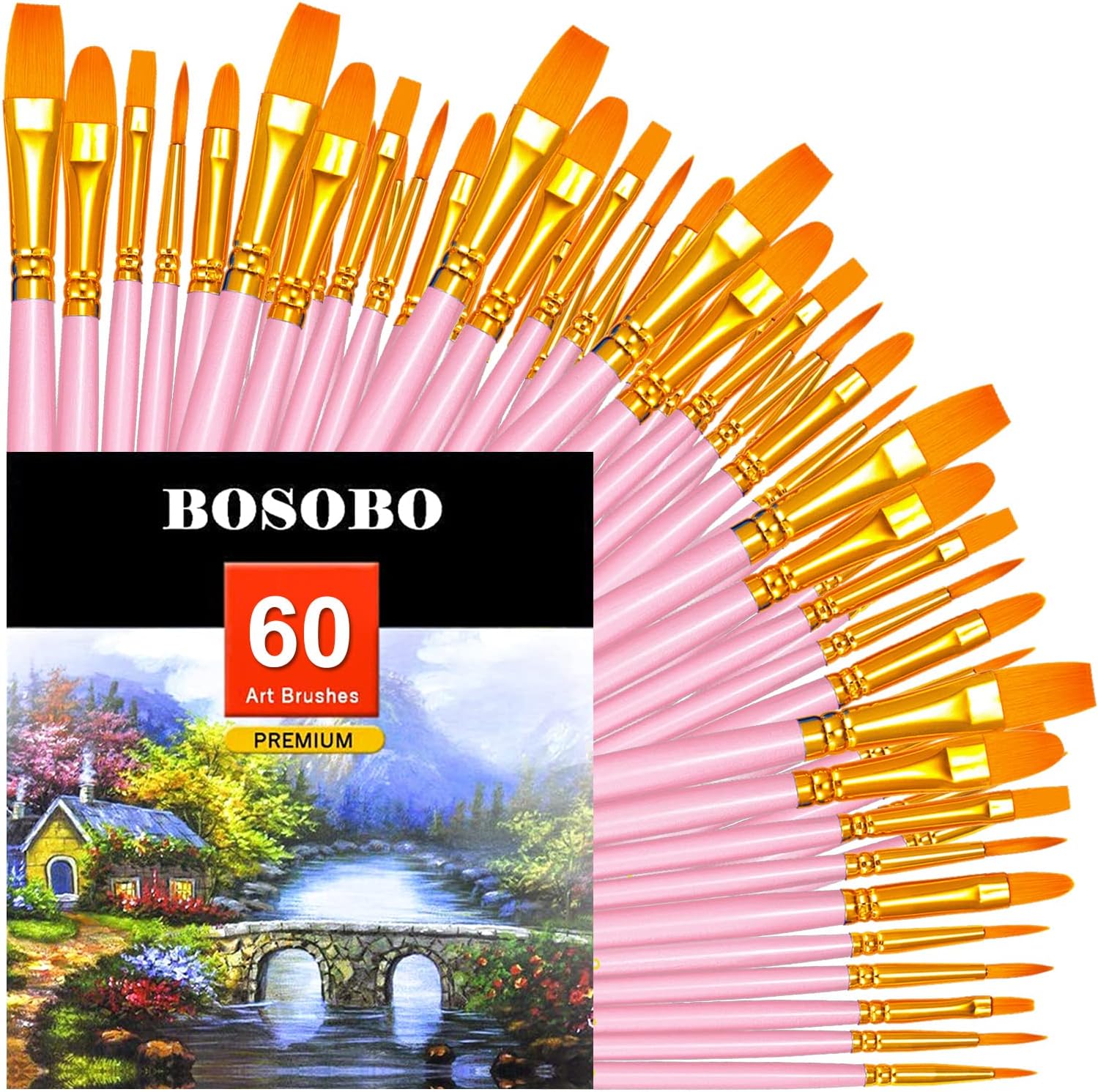 20 Piece Paint Brush Set