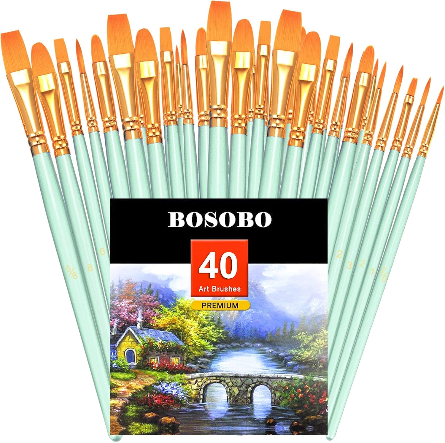 20 Piece Paint Brush Set