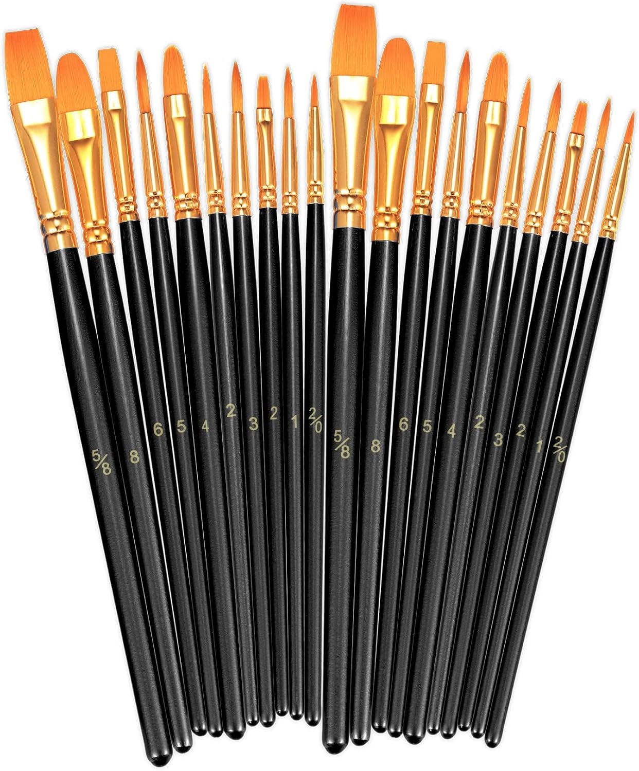 20 Piece Paint Brush Set