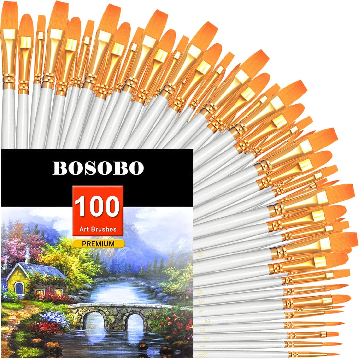 20 Piece Paint Brush Set