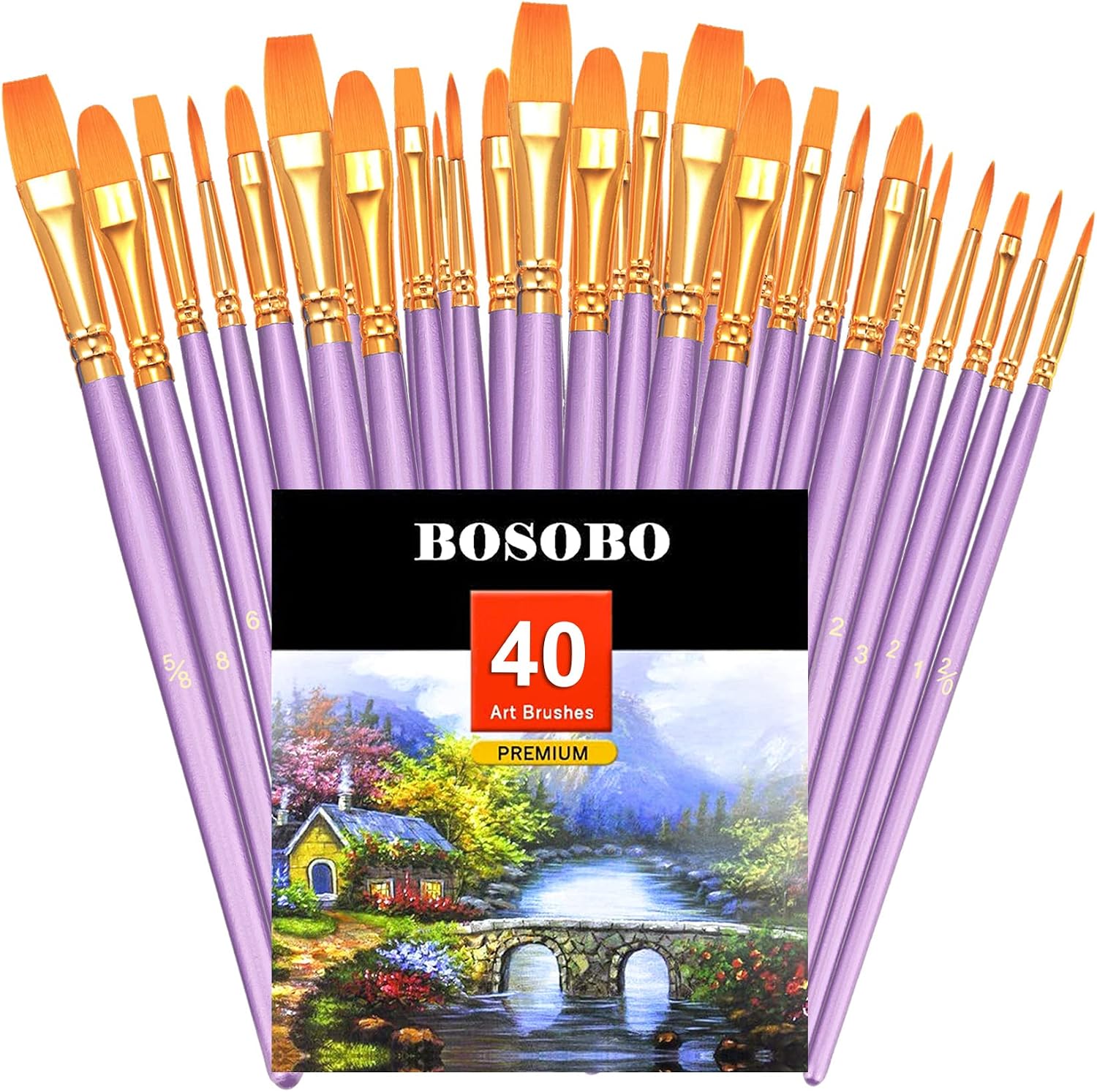 20 Piece Paint Brush Set