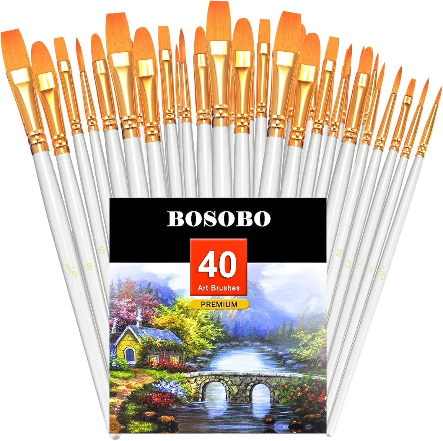 20 Piece Paint Brush Set
