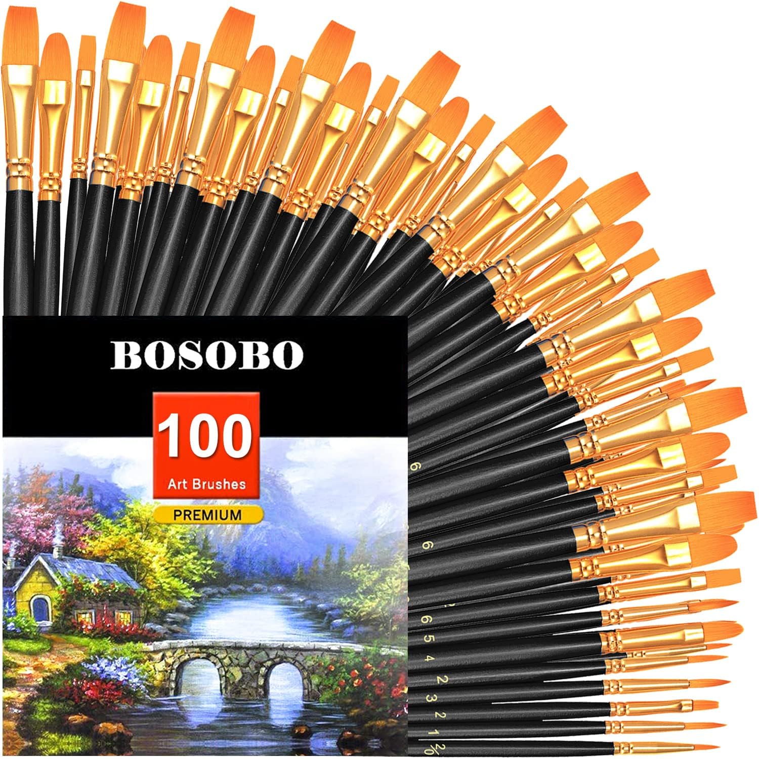 20 Piece Paint Brush Set