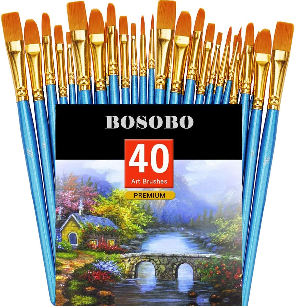 20 Piece Paint Brush Set