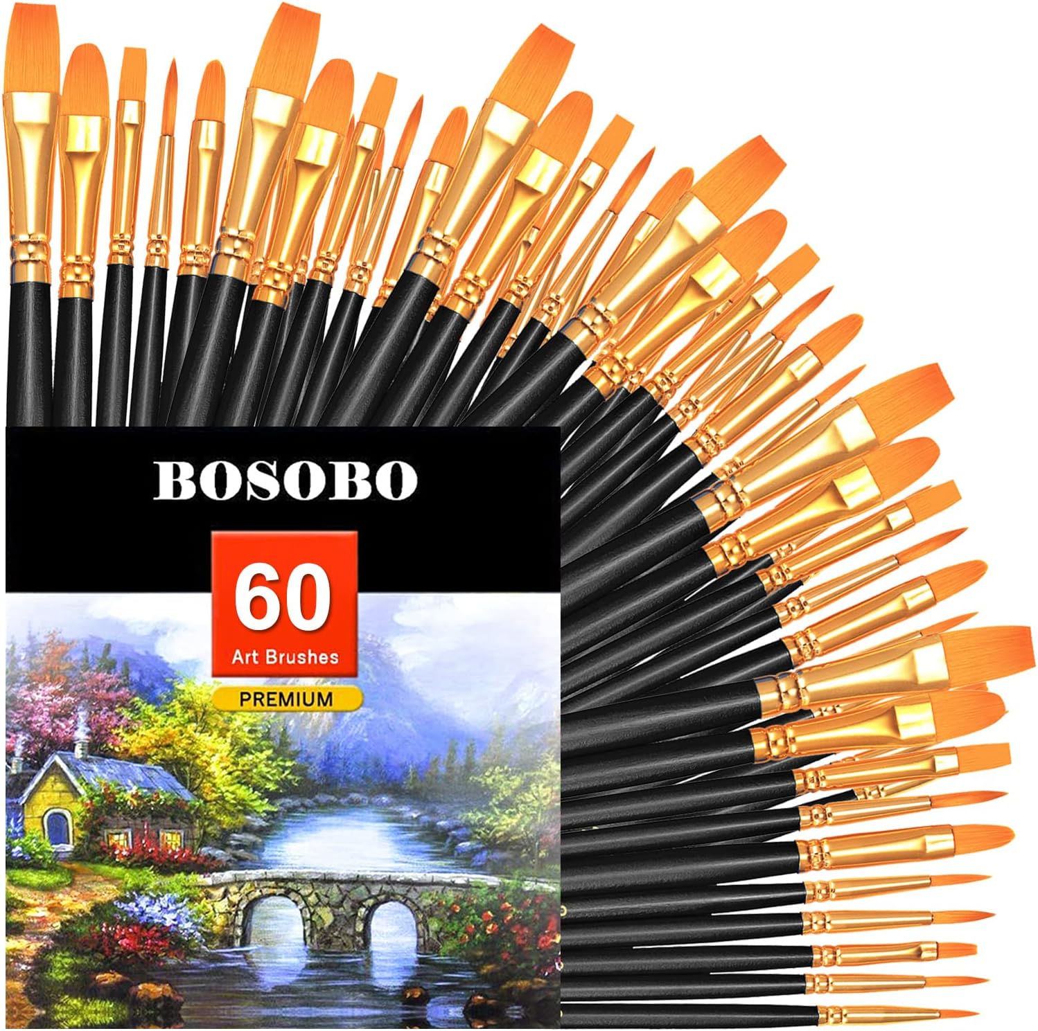 20 Piece Paint Brush Set