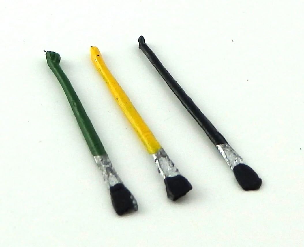 3 Piece Miniature Paint Brushes