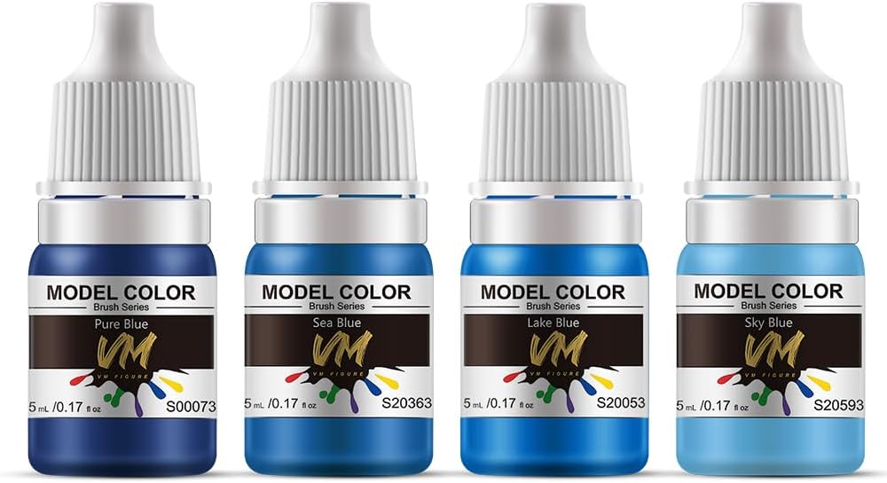 4-color Miniature Paint Set