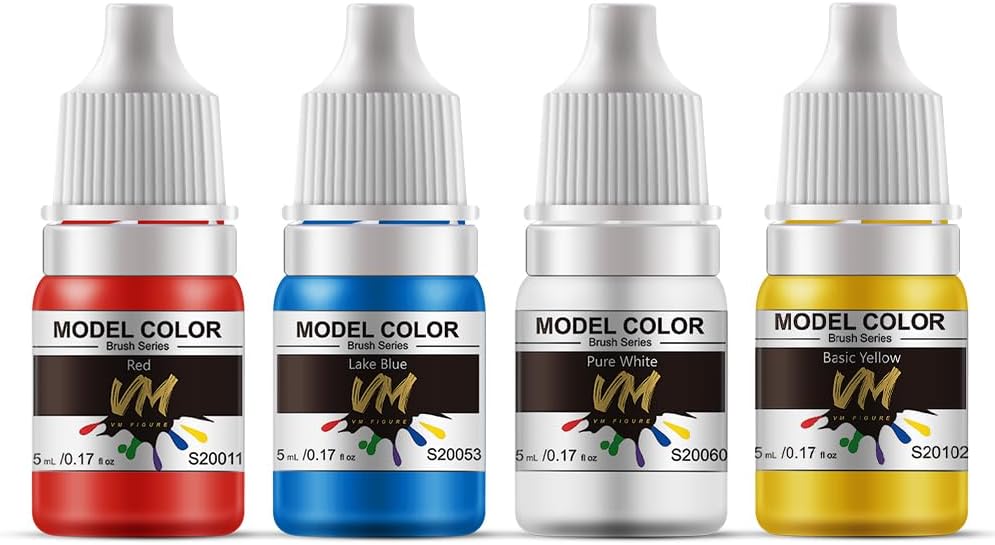 4-color Miniature Paint Set