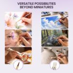 7 Piece Miniature Drybrush Set