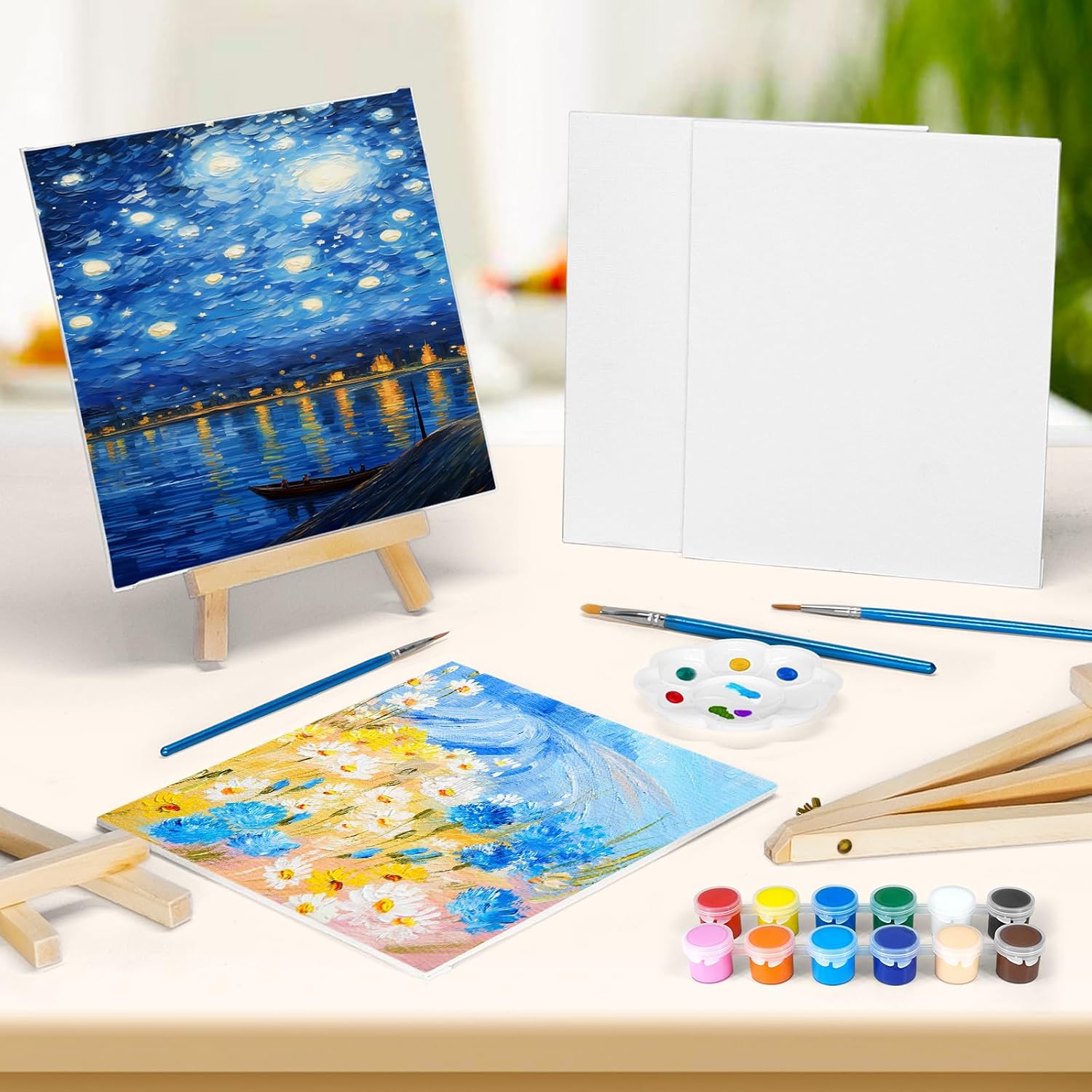 56-piece Canvas Easel Kit