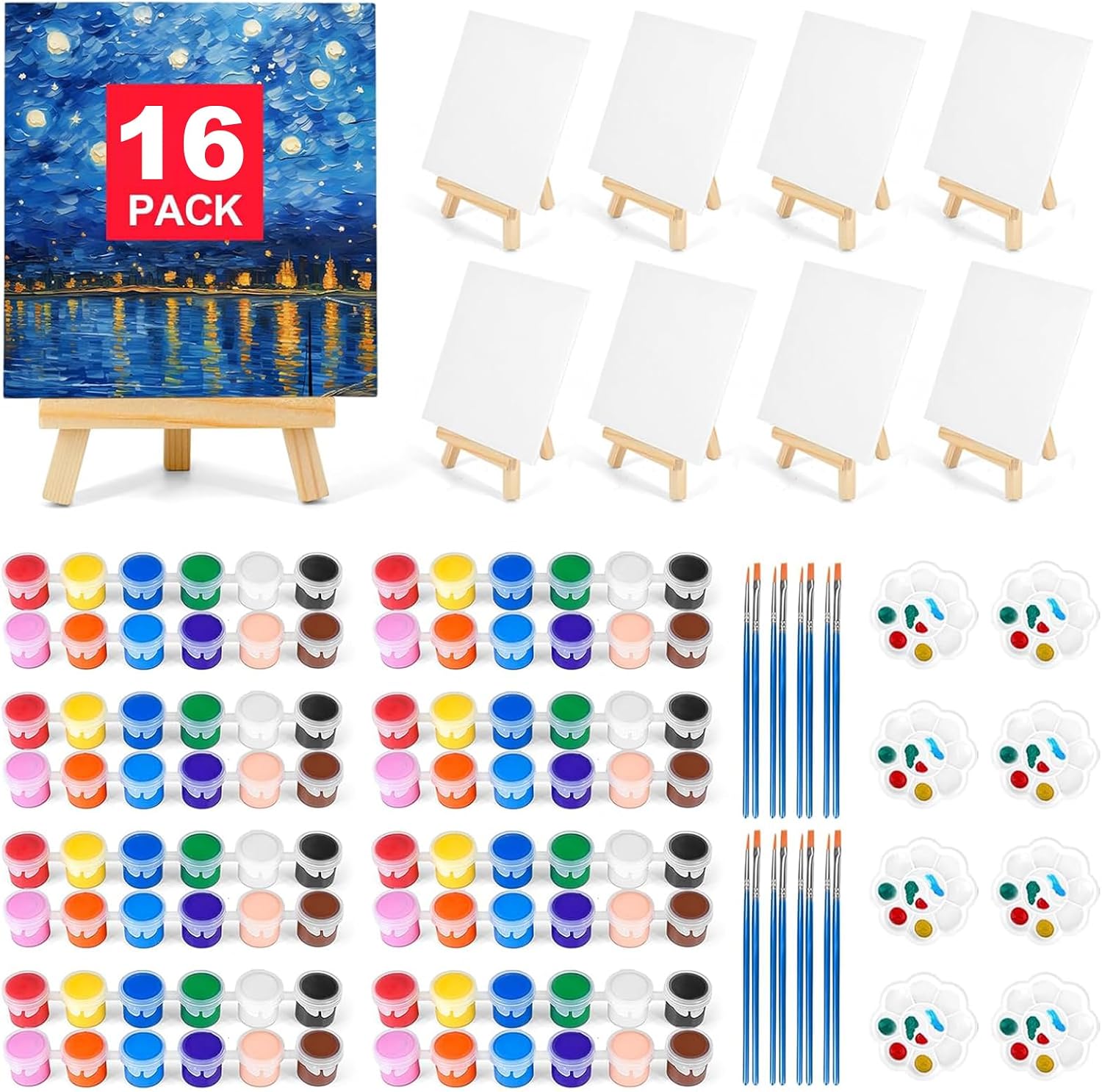 56-piece Canvas Easel Kit
