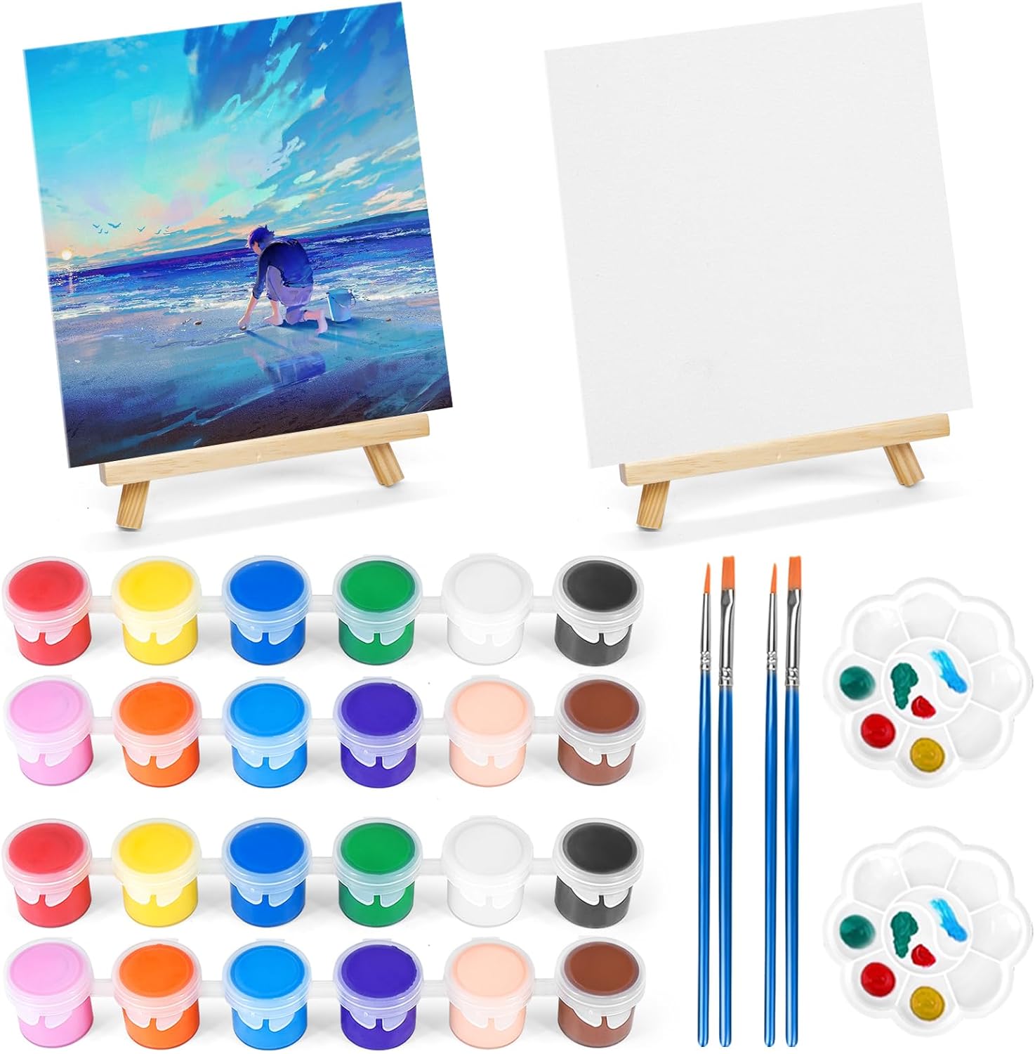56-piece Canvas Easel Kit