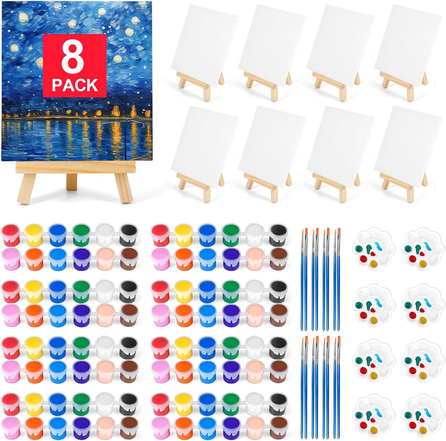 56-piece Canvas Easel Kit