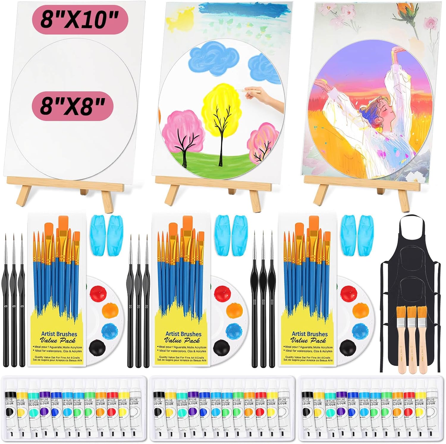 93 Piece Painting Kit