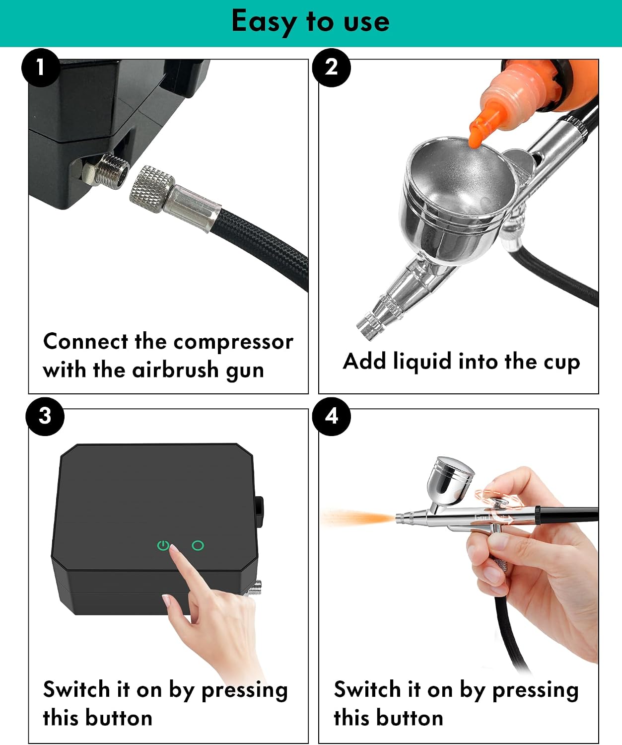 Airbrush Kit Compressor