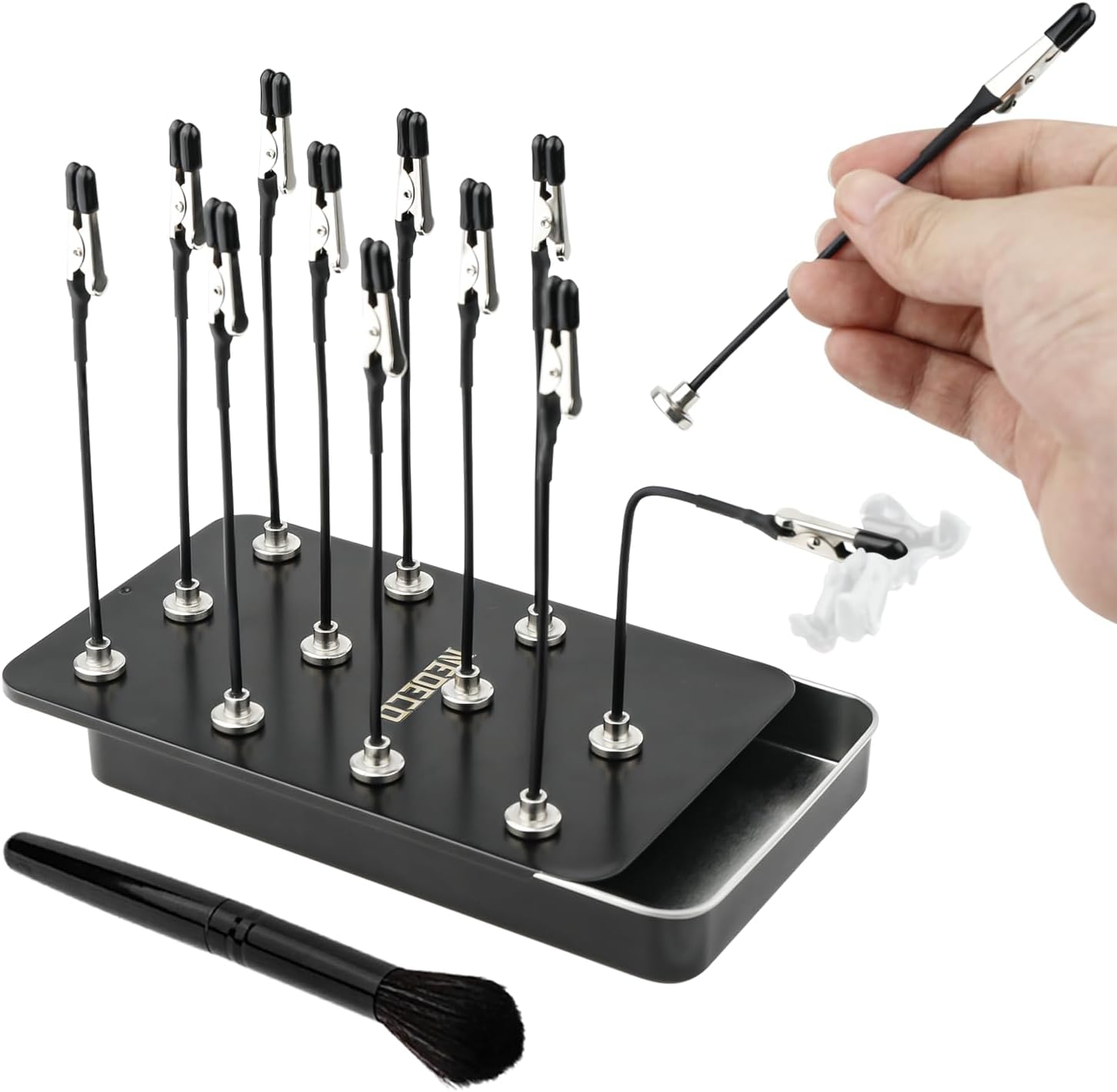 Model Painting Stand - 12-Piece with Clips